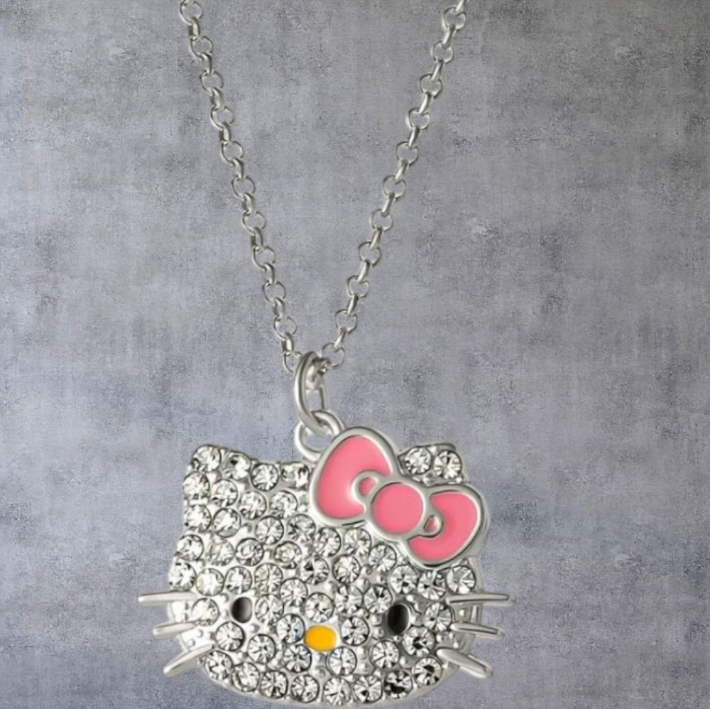 🦄Crystal Hello Kitty Pendant Necklace